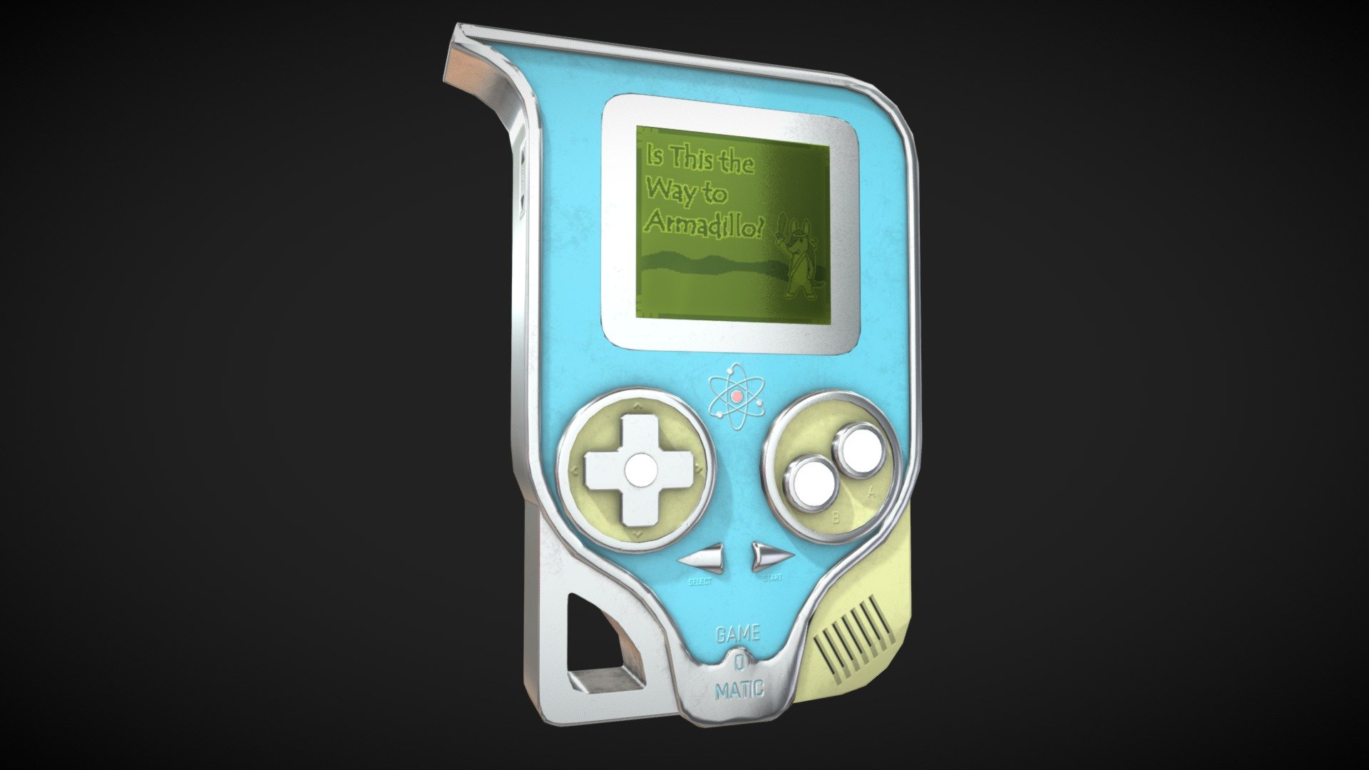 (WIP) Retro-futuristic Game Boy