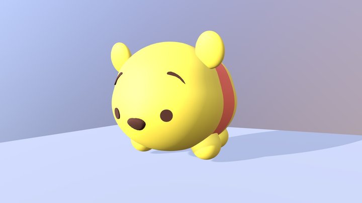 Practice-Pooh Bear 3D Model