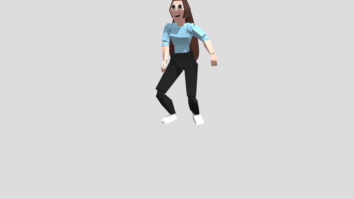 Hip Hop Dancing 3D Model