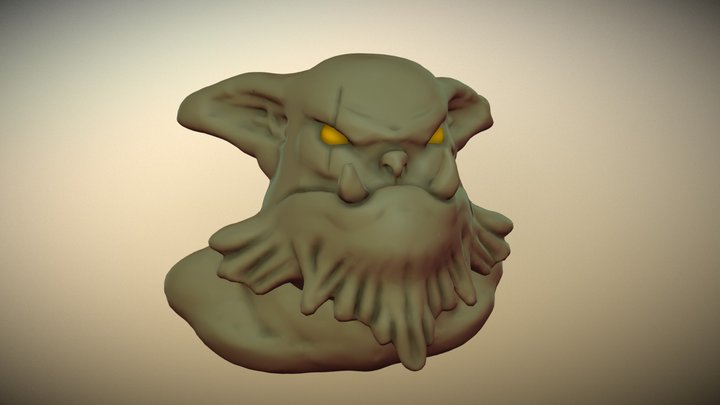Sculpt January 06: Monster 3D Model
