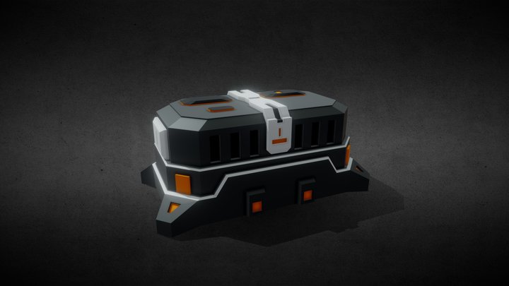 Cyberpunk Chest 3D Model