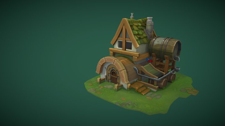 Fantasy Brewery 3D Model