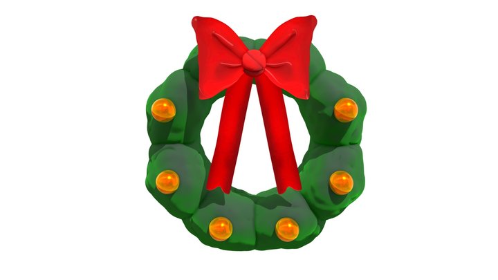Christmas Wreath 3D Model