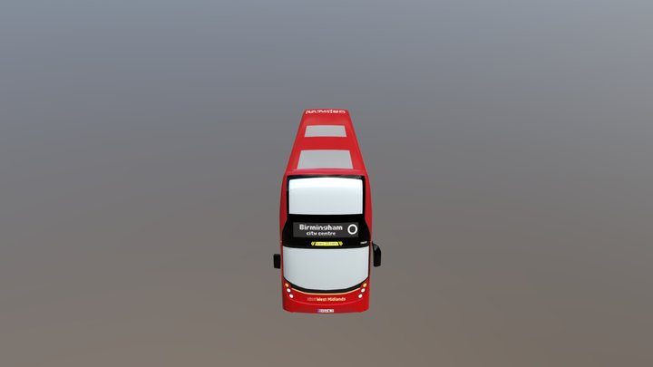 ADL E400MMC XLB NXWM CRIMSON LIVERY 3D Model