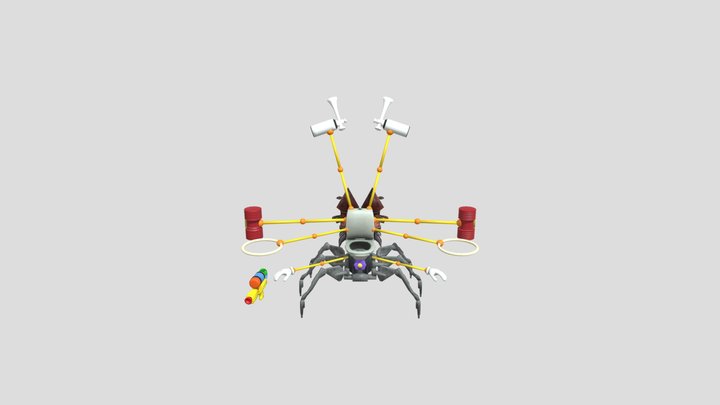 Skbm Clownspider Body – Kostenloses 3D-Modell STL