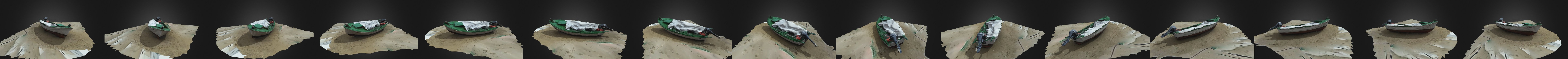 Barco Pescadores Baiona 3D Model