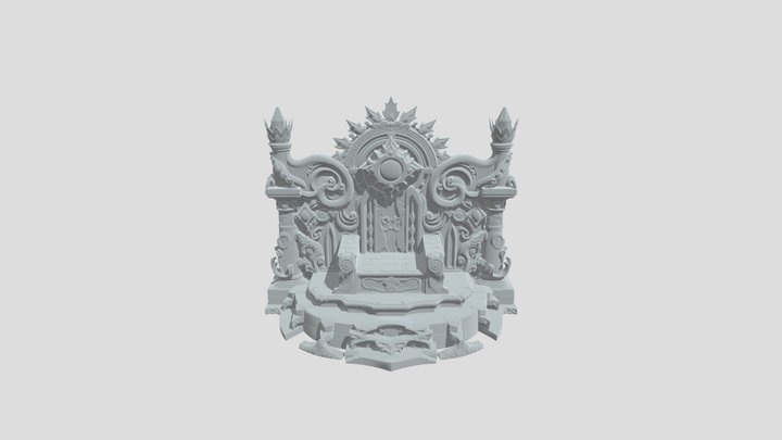 throne 3D Model