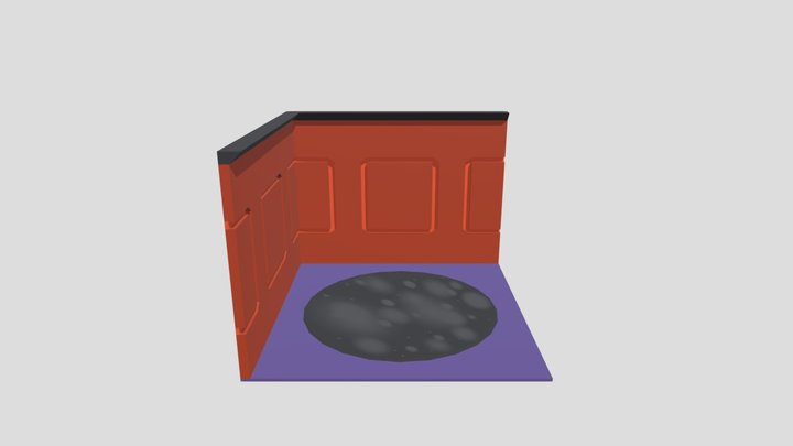 Spooky living room 3D Model