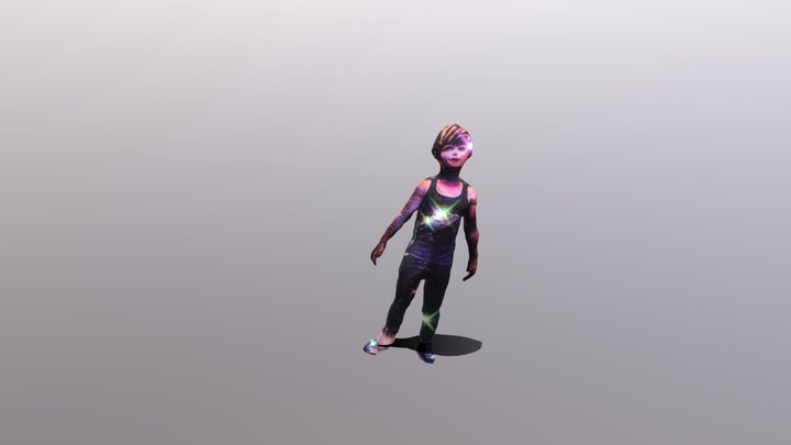 flying boy 3D Model