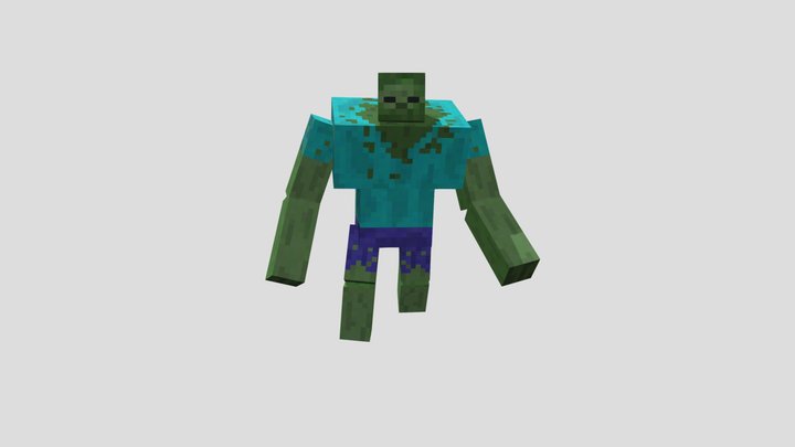 Mutant Zombie 3D Model