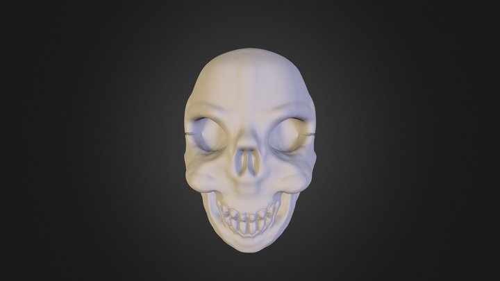 Skull 001 3D Model