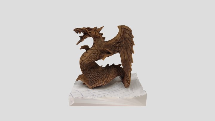 SecondScreen Dragon 3D Model