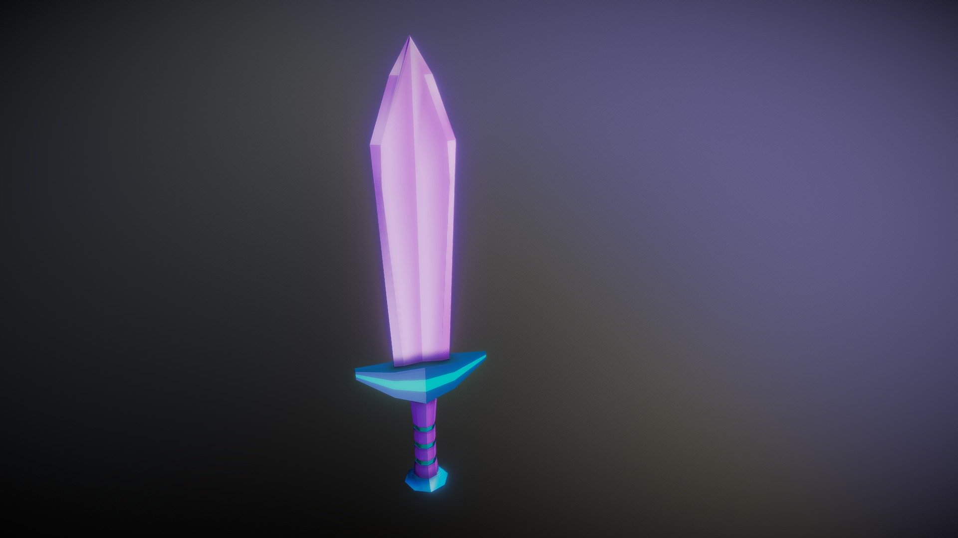espada lowpoly - Curso Xunulu Studios