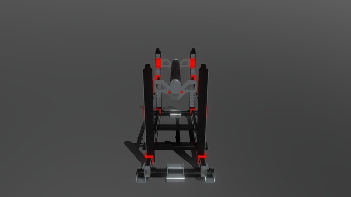 Platform Trolley Structure 3D Model