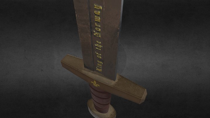Viking Sword - King of the Norway 3D Model