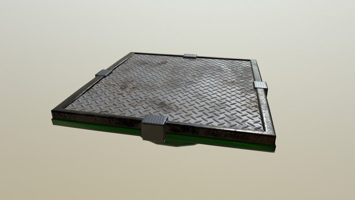 Floating Platform 3D Model