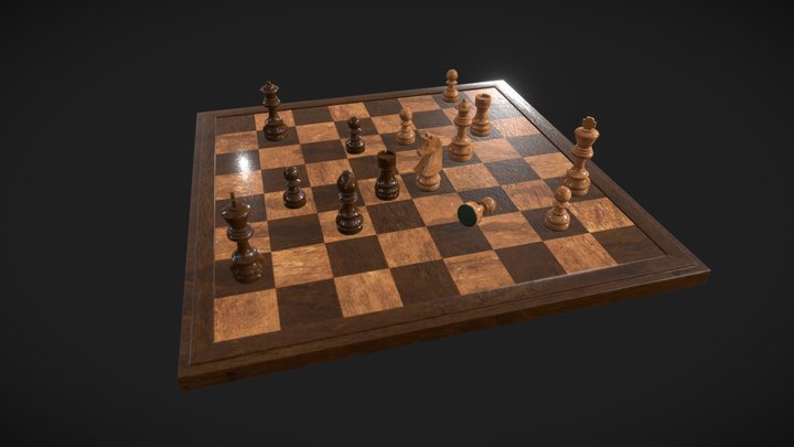 Chessboard 3D models - Sketchfab