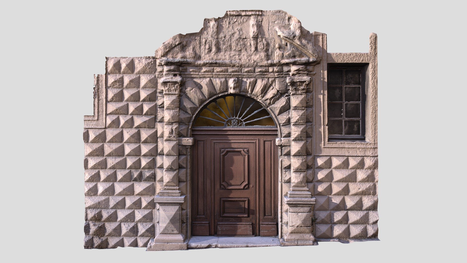 Door of The Diamond House Scan 4k : Photoscan