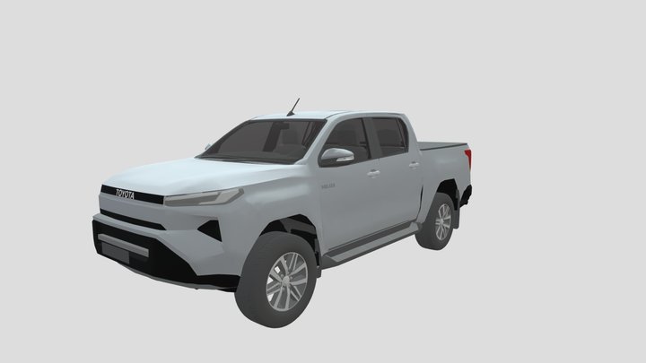 2026 Toyota Hilux BEV – Kostenloses 3D-Modell STL