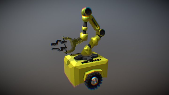 SWGZ Mobile Robotic Arm 3D Model
