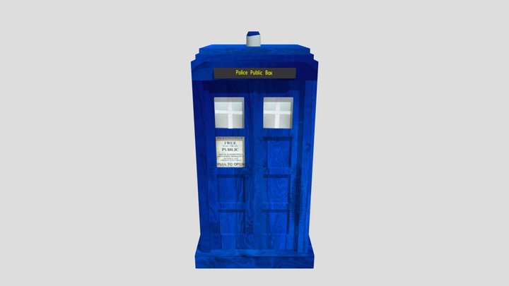 Tardis Model 3D Model
