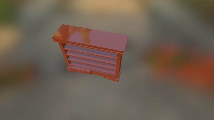 Librero 3D Model
