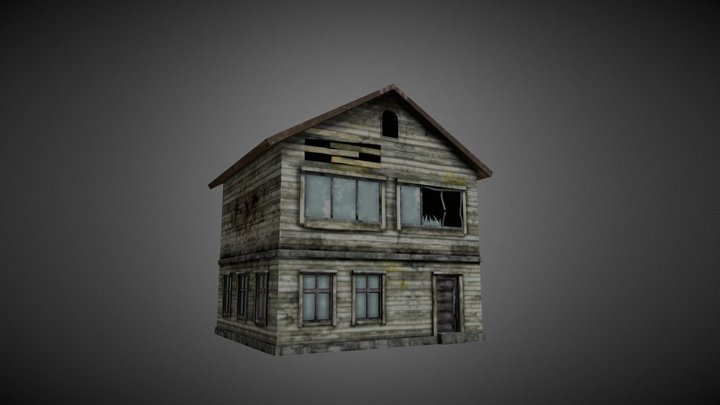 cabaña abandonada / wooden house 3D Model