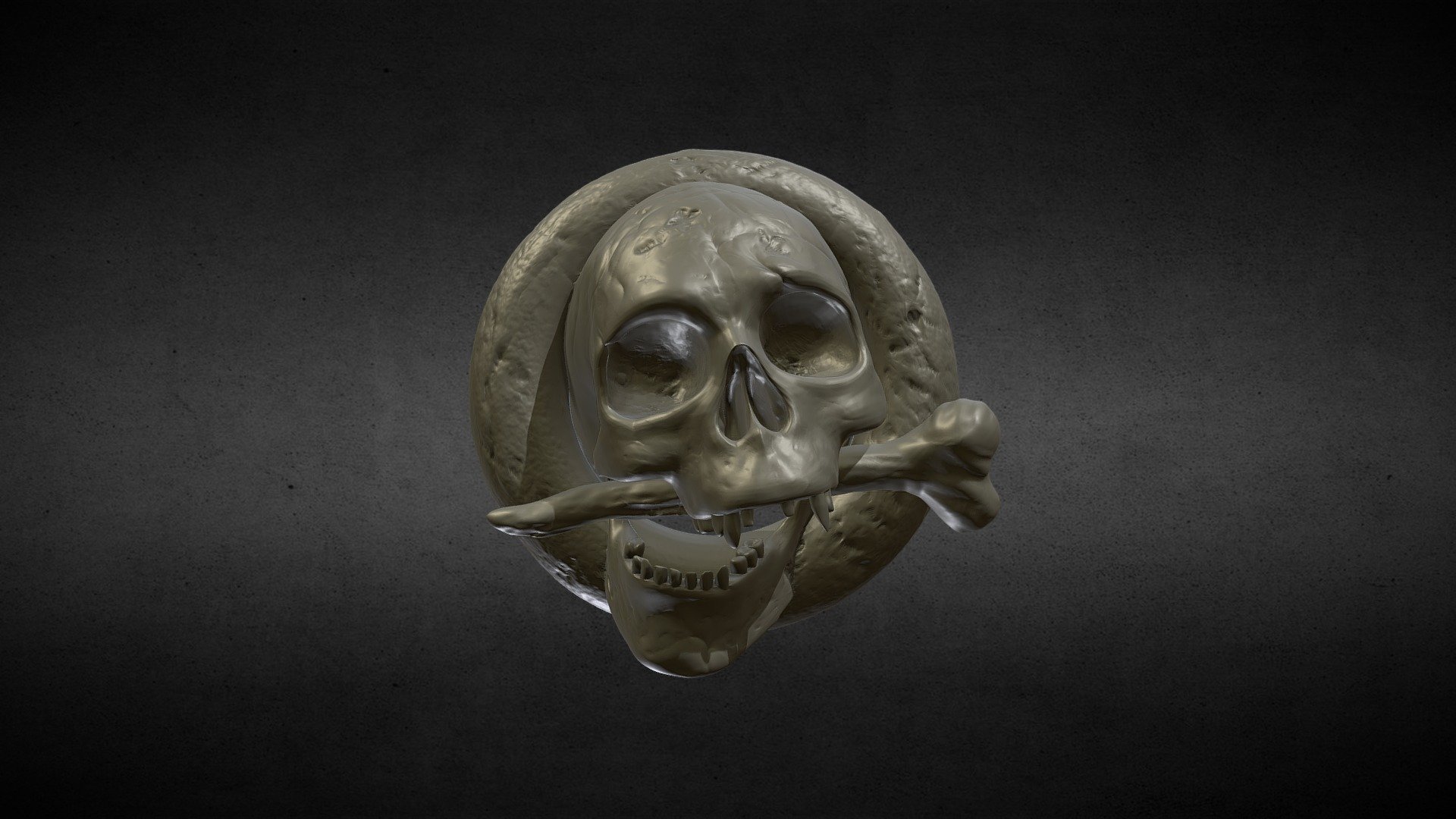 Fibula skull. 3d printable