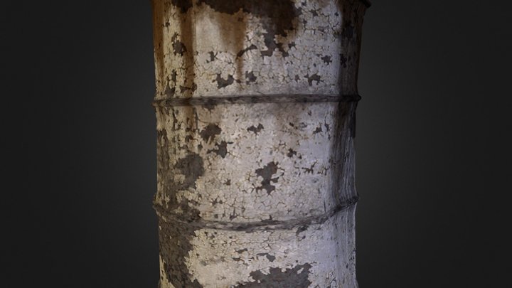 SM_Props_OilDrum_01 3D Model