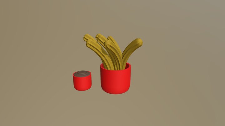 Churros 3D Model