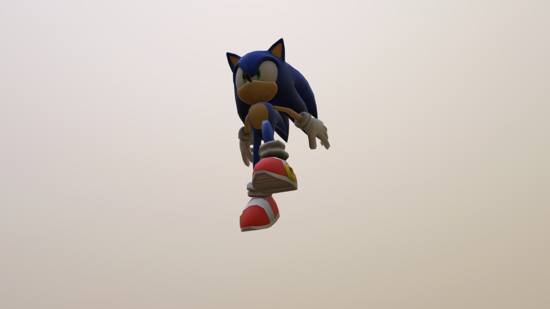 Sonic the Hedgehog (Classic) model & rig for Blender 3.x+