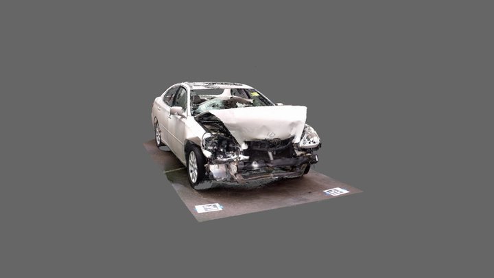 Car Crash (Dot3D, DPI-10SR Kit, 20% of pts) 3D Model