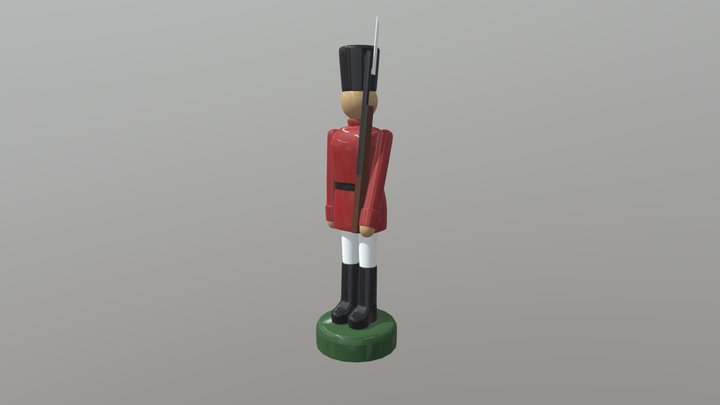 3_wooden_soldier 3D Model