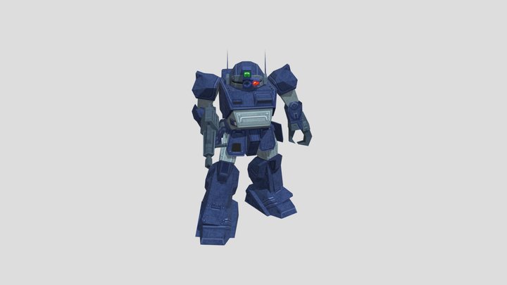 VOTOMS - X-ATH-02-DT - Rabidly Dog 3D Model