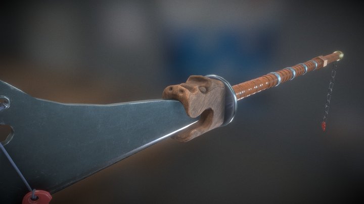 Naginata 3D Model