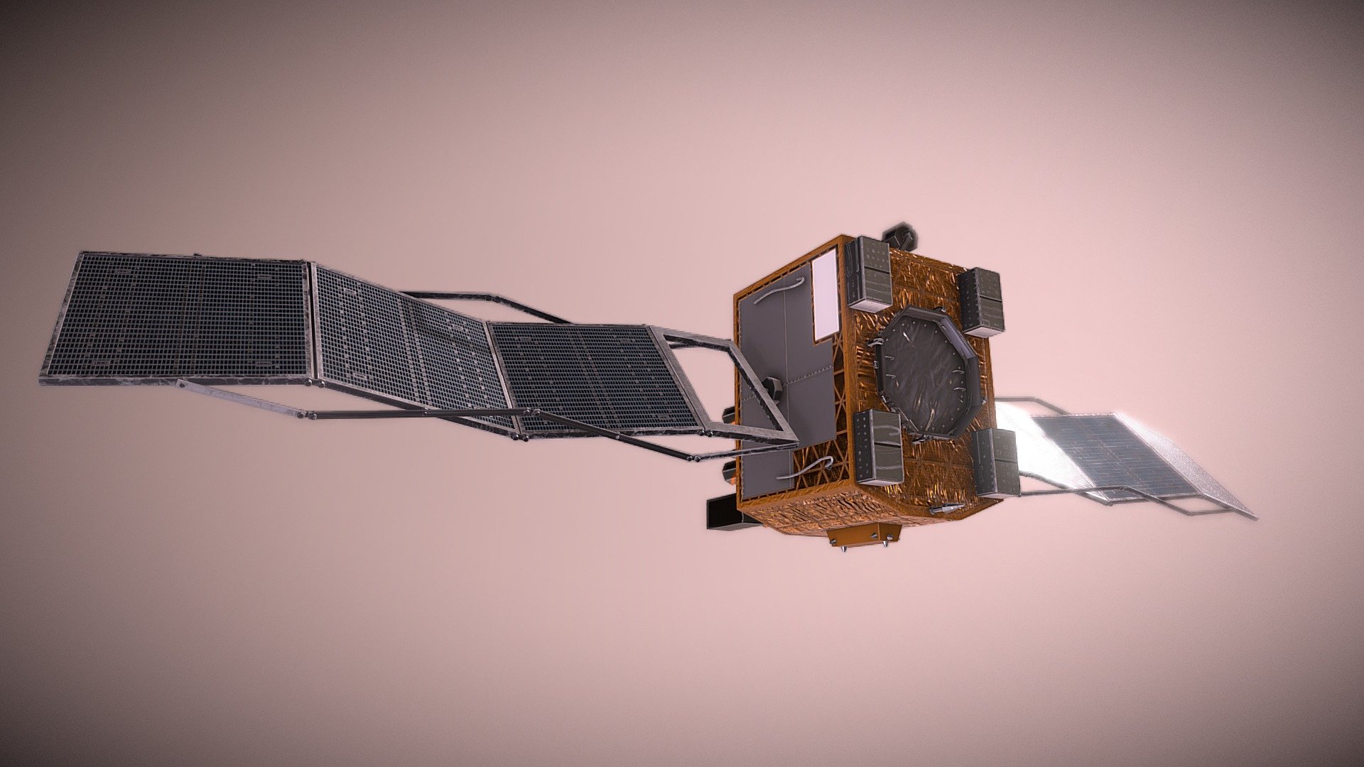 GPS Satellite - 3D model by Lavosbit [c42a341] - Sketchfab