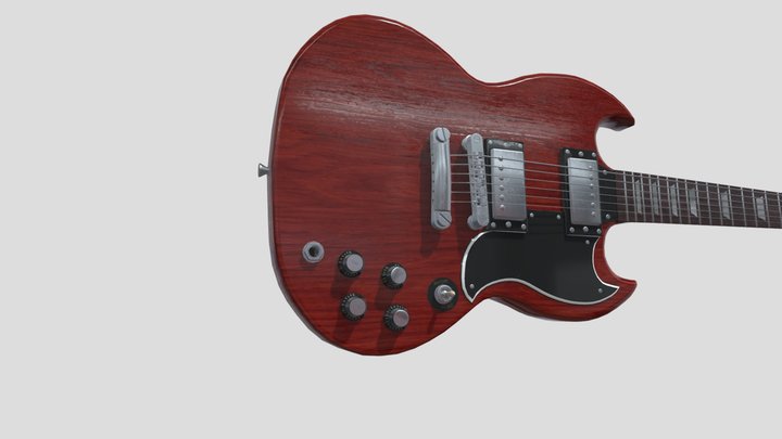 gibson-sg-guitar 3D Model