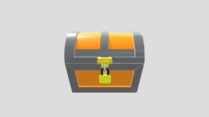 Treasure Chest 3D Model