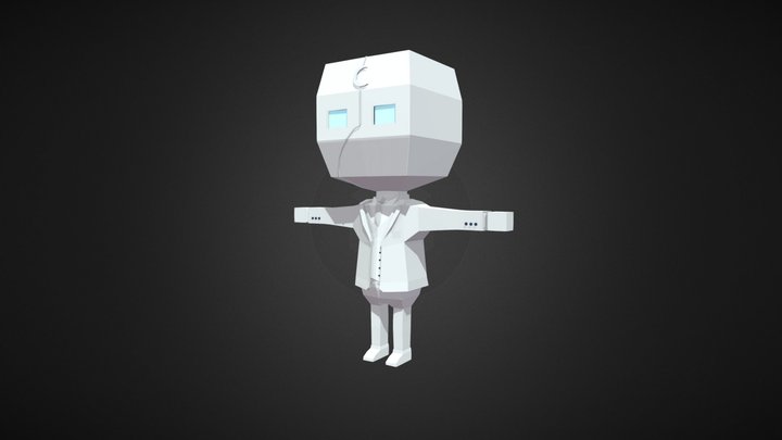 Mr Kight Low Poly Rigged 3D Model 3D Model