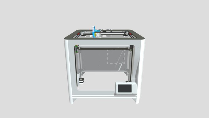 ZRK MEGA Printer Core XY Design 3D Model