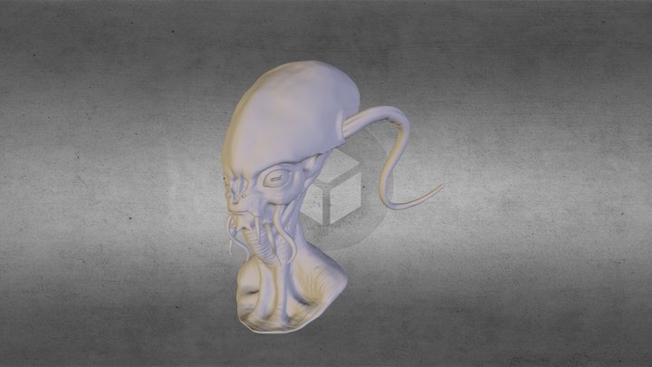Alien_01 3D Model