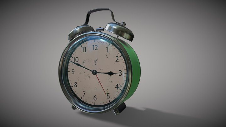 Alarm Clock 3D Model