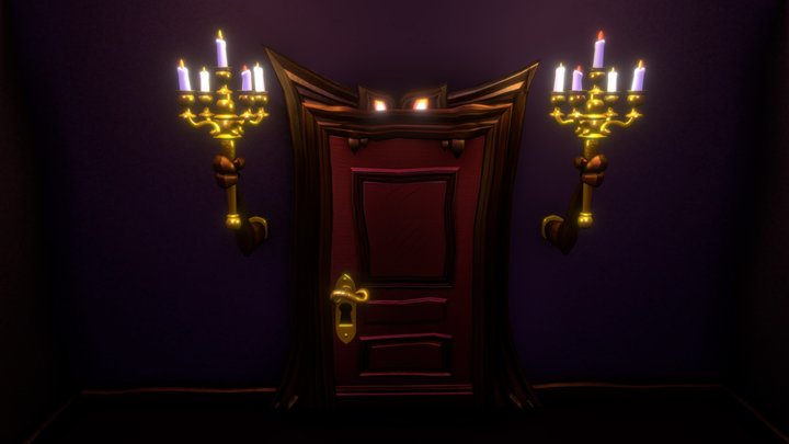 The mischievous door. 3D Model