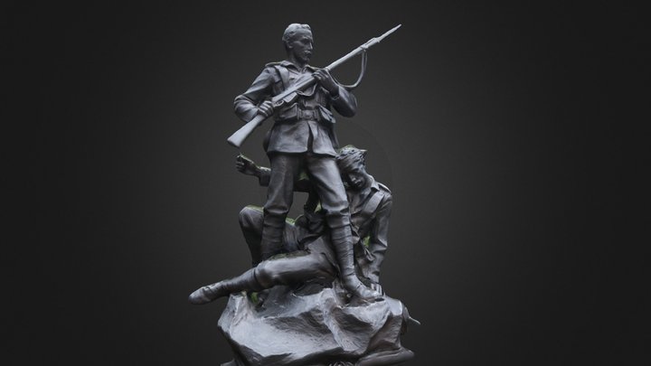 SouthAfrican War Memorial 3D Model