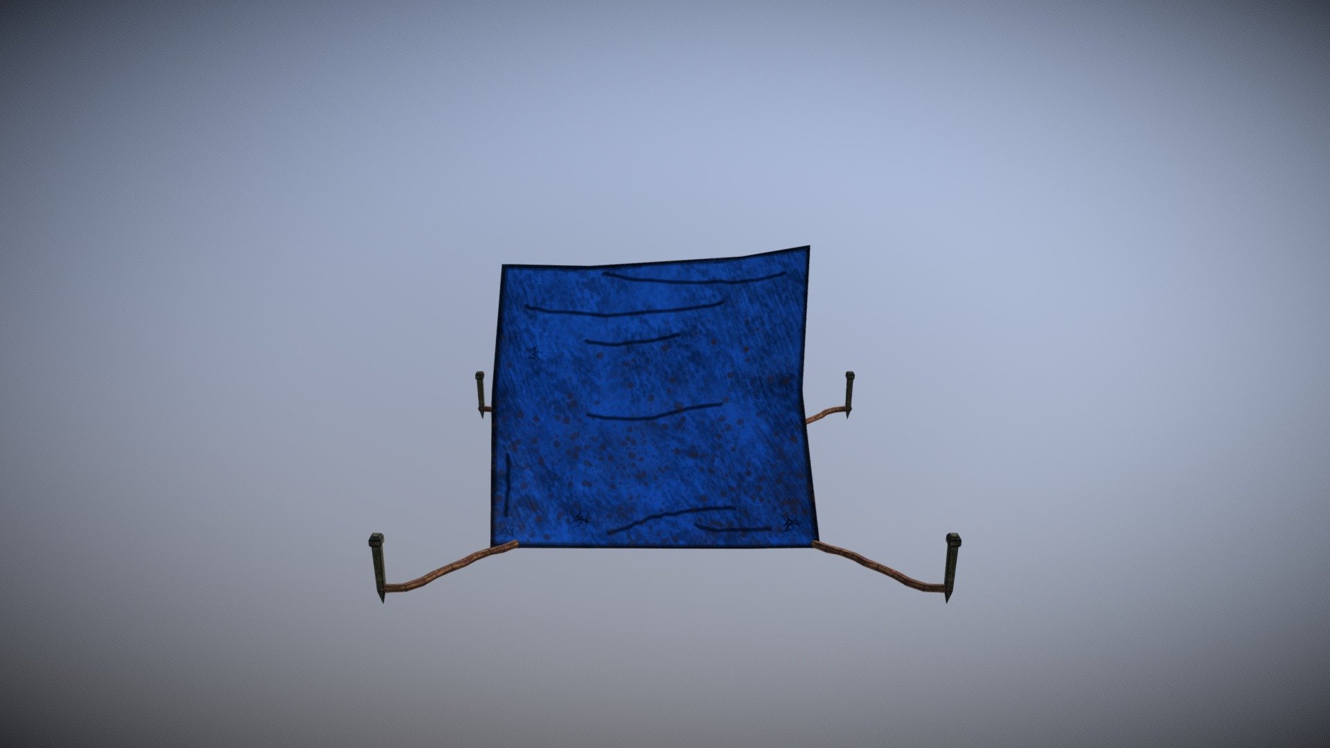 Tienda De Acampar - camping tent lowpoly