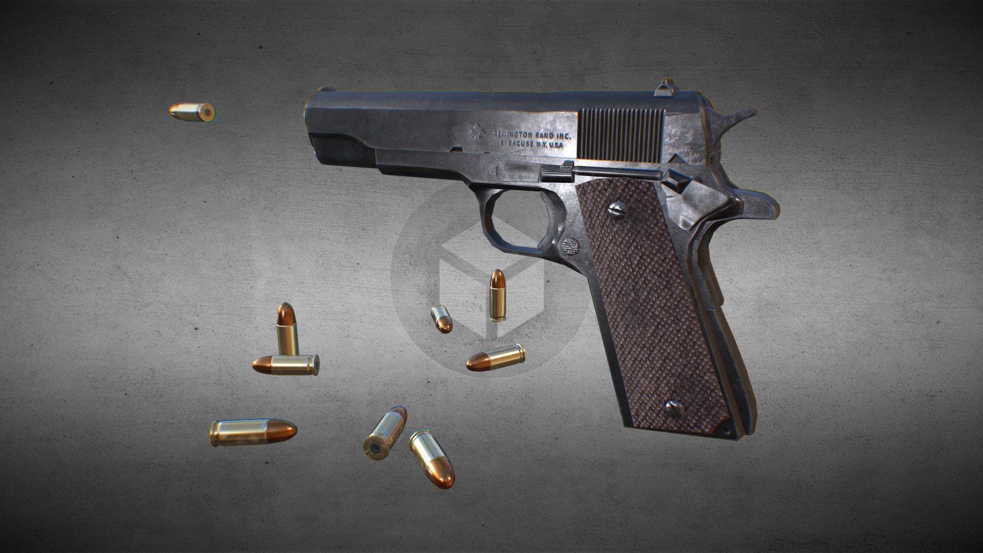Gun & Bullet  M1911