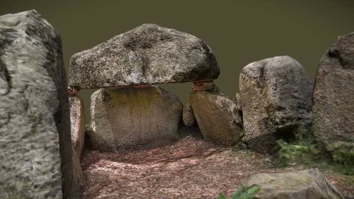 Megalithic Tomb from "Rügen", Germany 3D Model