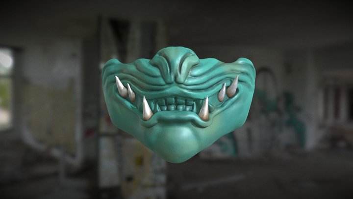 Sculpt January - Day 2 - Mask 3D Model