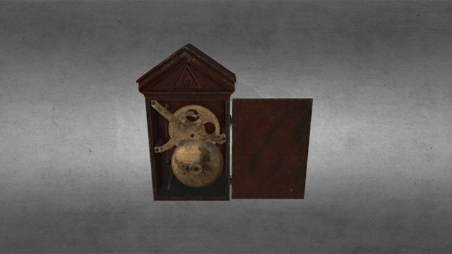Dirty old fire alarm 3D Model