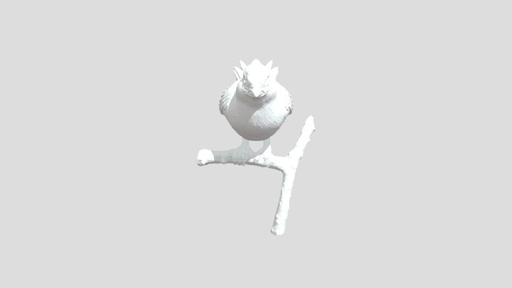 Perched Elegance 3D Model